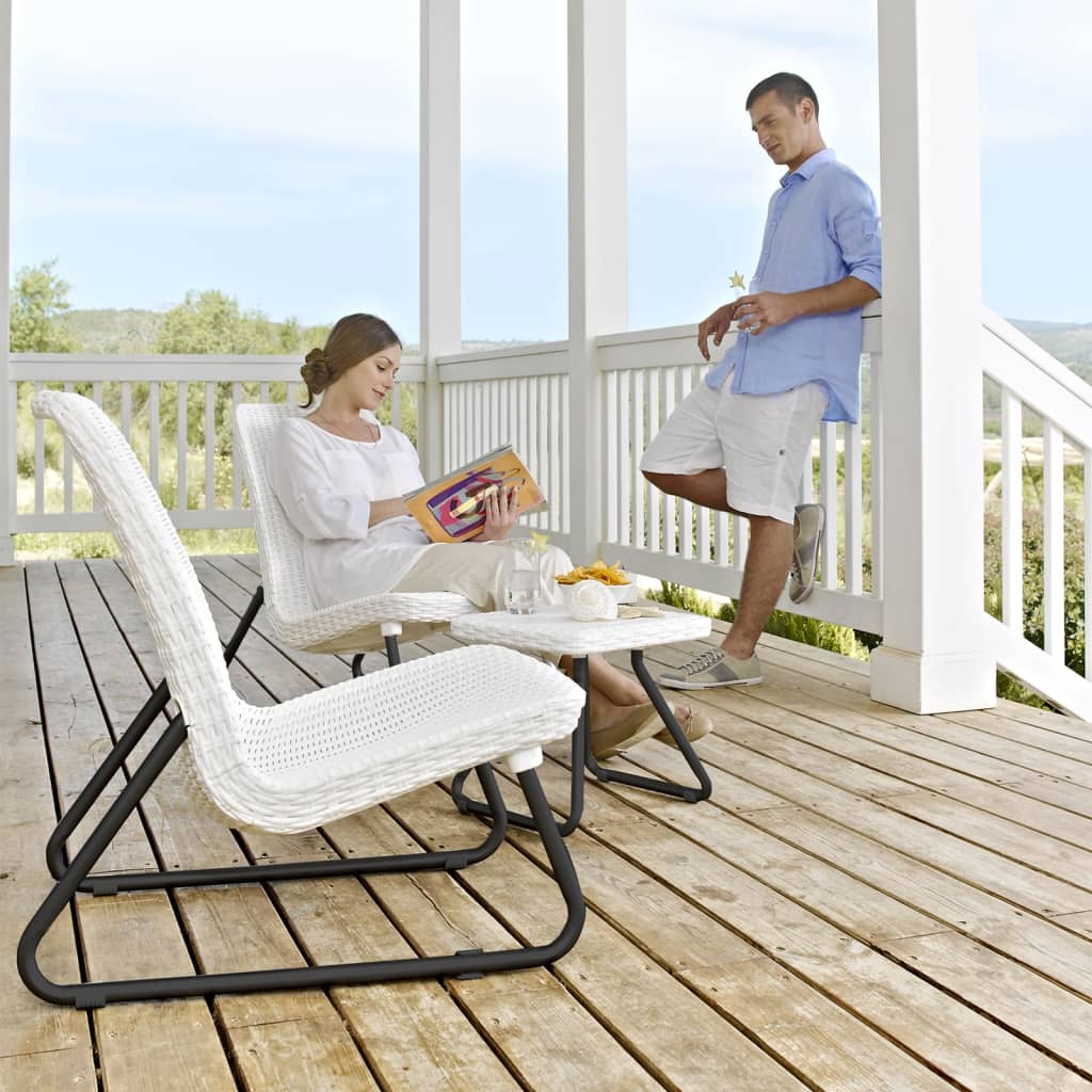 Rio Modern Patio Furniture Set - 3 Pieces