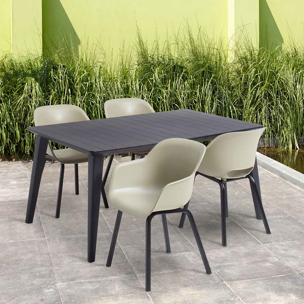 Noa Garden Chair with Metal Legs - 2 pcs