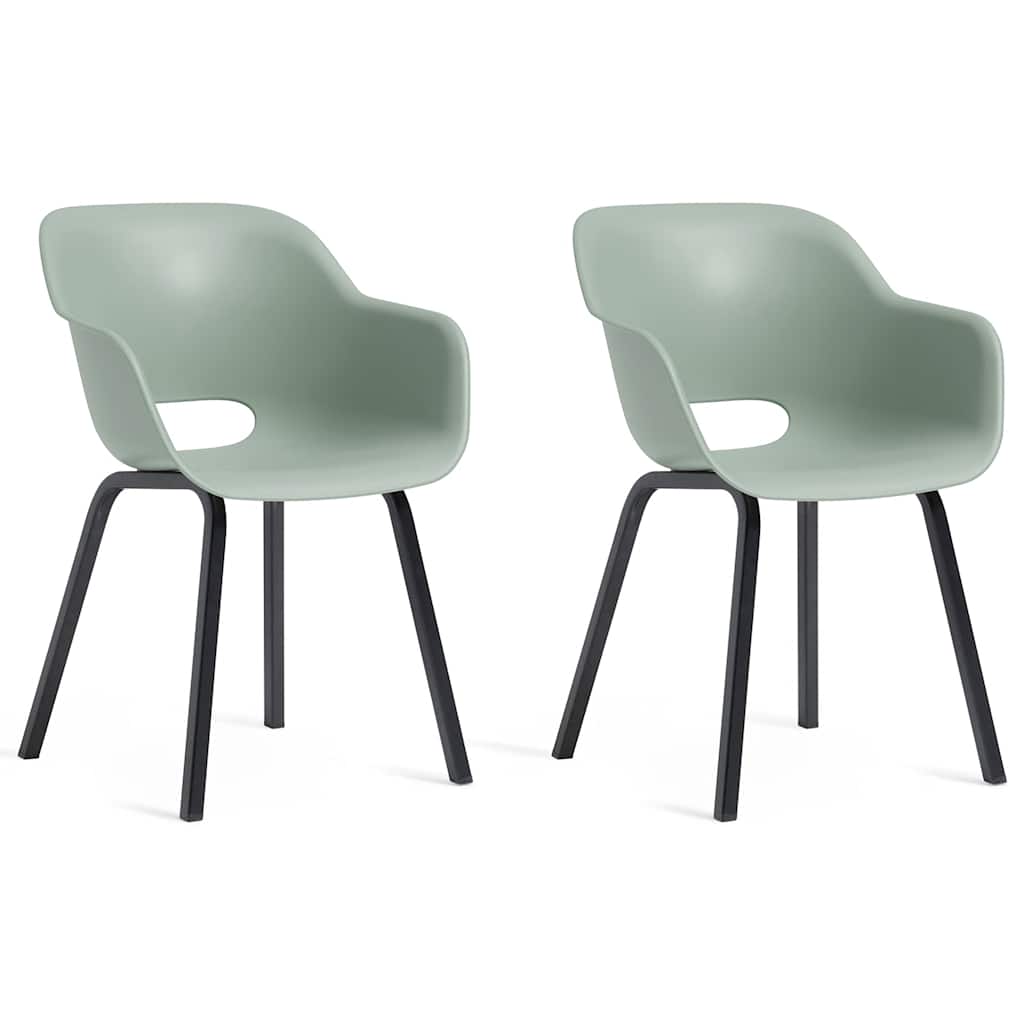 Noa Garden Chair with Metal Legs - 2 pcs
