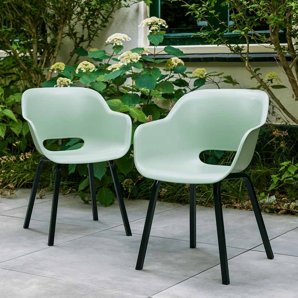 Noa Garden Chair with Metal Legs - 2 pcs