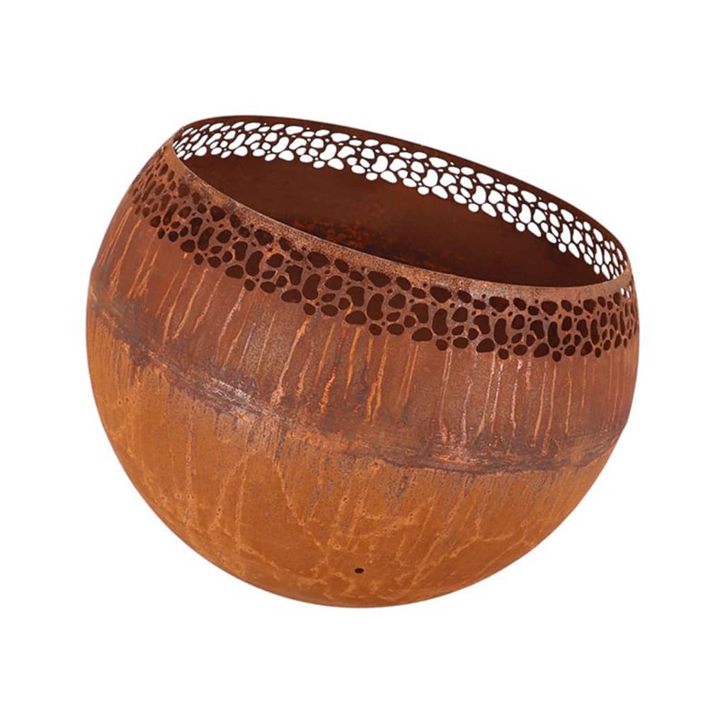 Ball Fire Pit with Speckles or Stripes Design