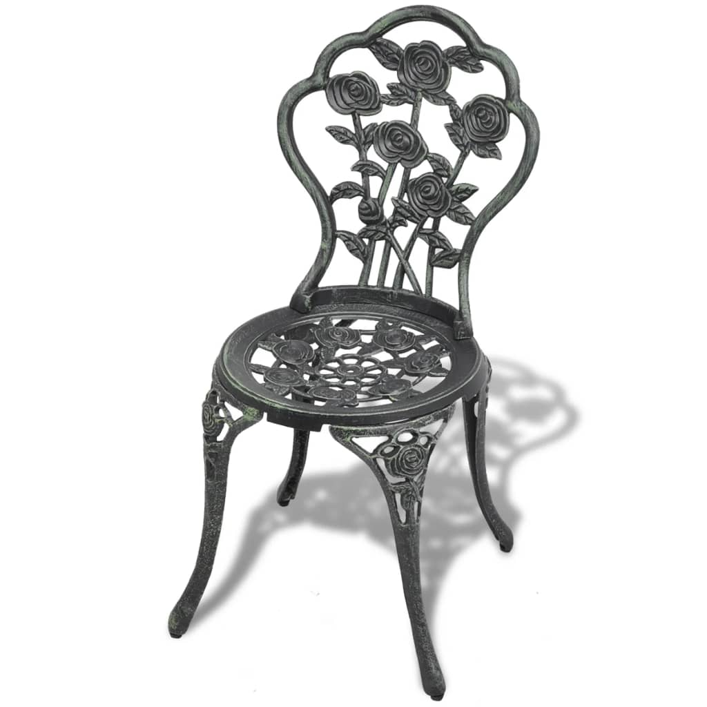 Bistro Chairs in Cast Aluminium - 2 pcs