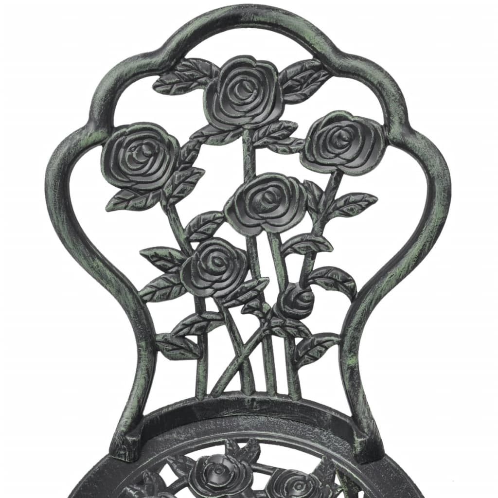 Bistro Chairs in Cast Aluminium - 2 pcs