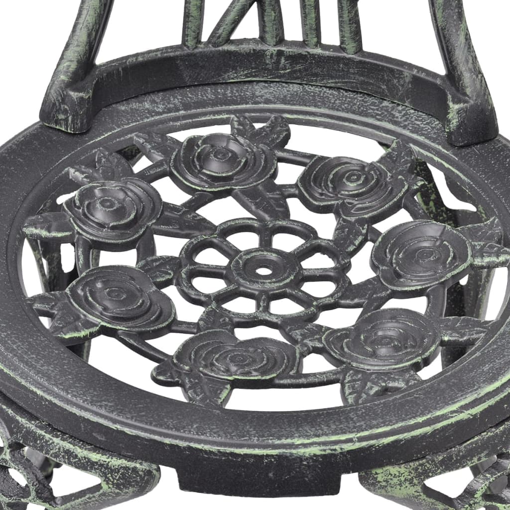 Bistro Chairs in Cast Aluminium - 2 pcs