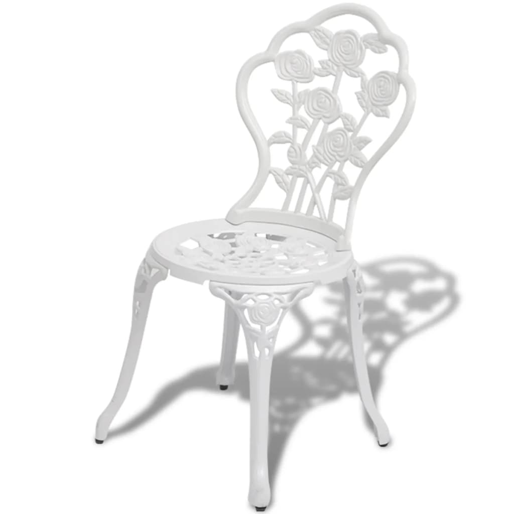 Bistro Chairs in Cast Aluminium - 2 pcs
