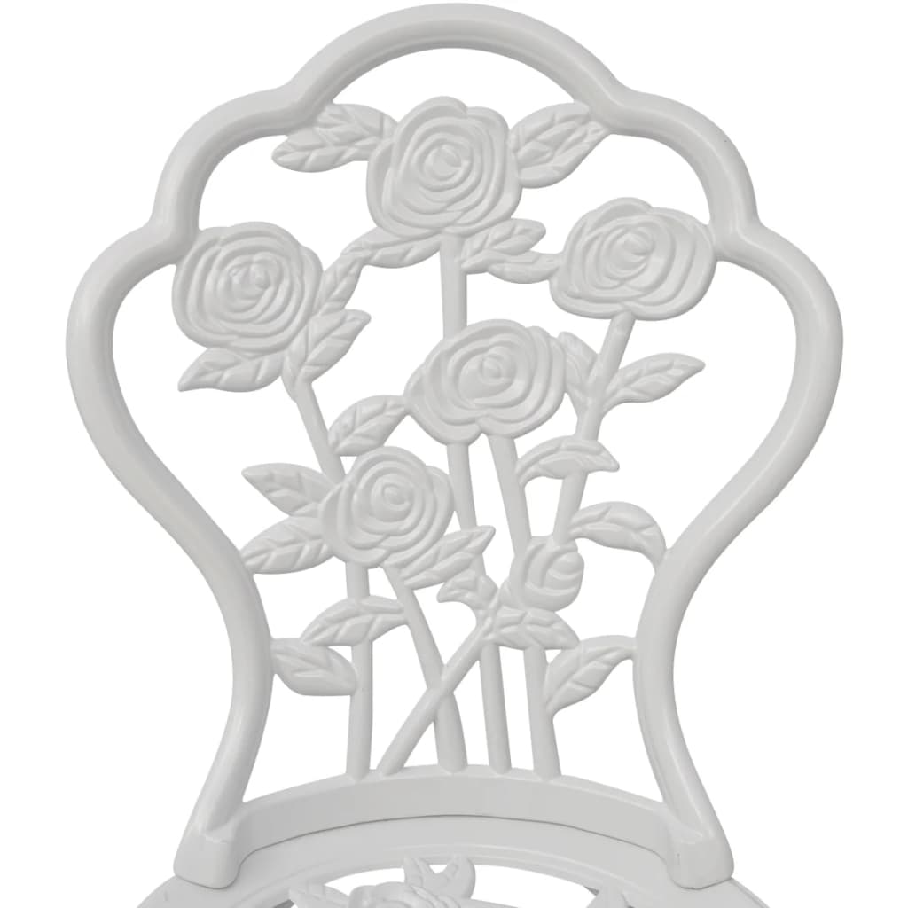 Bistro Chairs in Cast Aluminium - 2 pcs