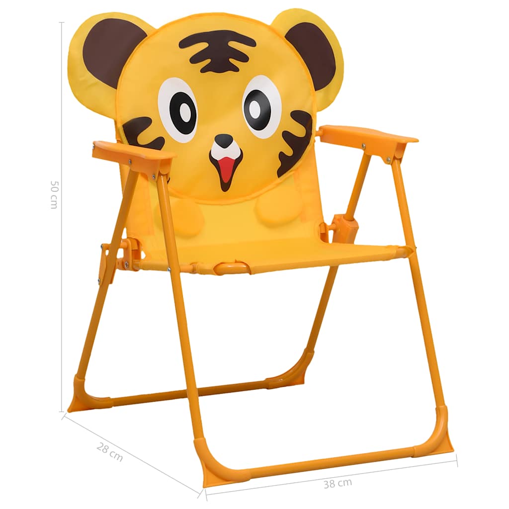 3 Piece Kids' Animal Garden Bistro Set with Parasol