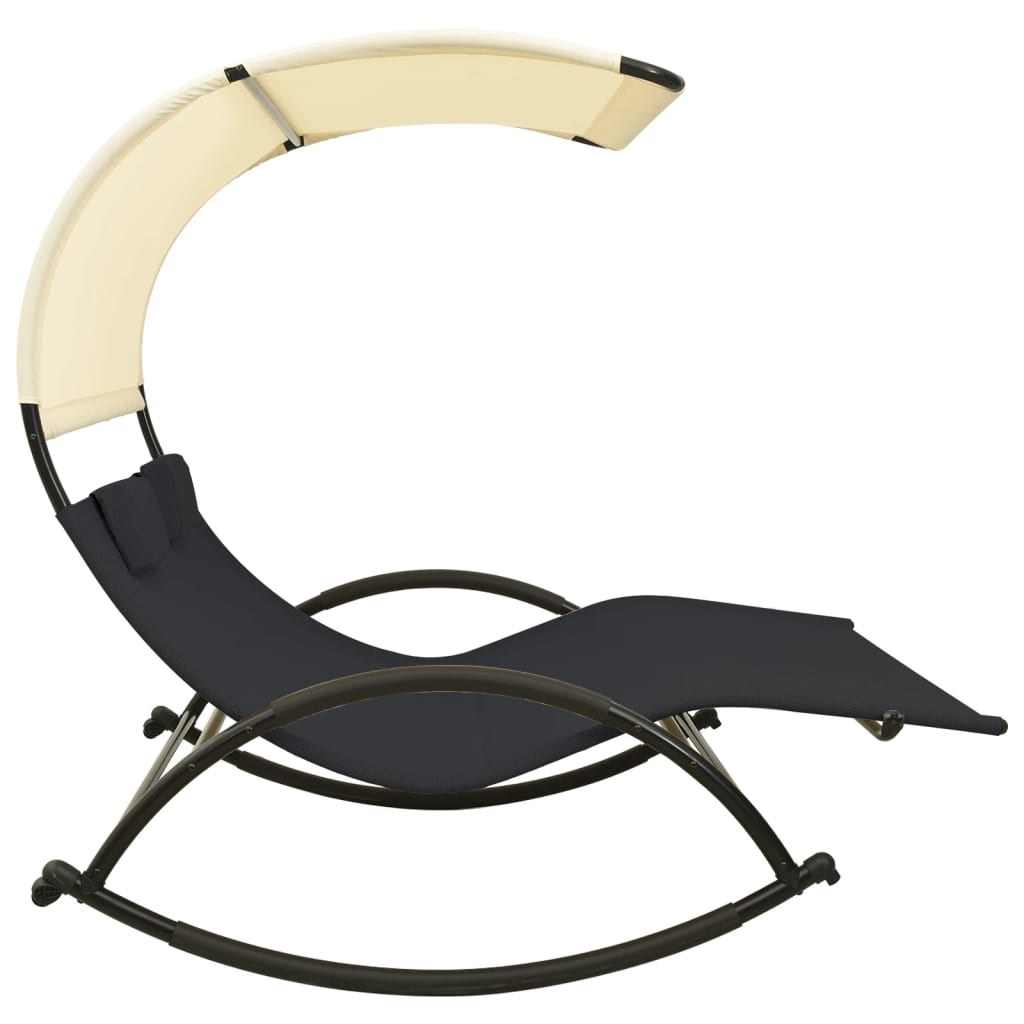 Double Sun Lounger with Canopy