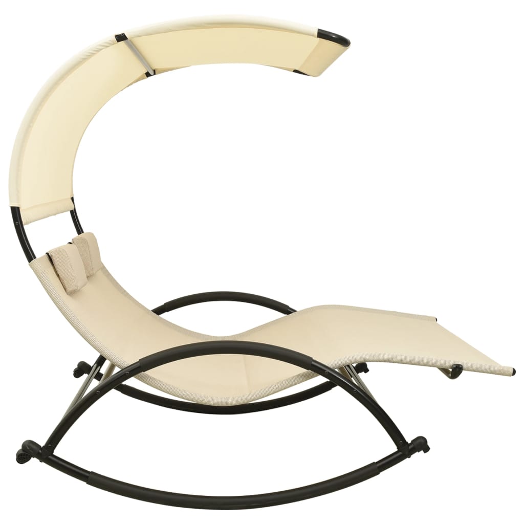 Double Sun Lounger with Canopy