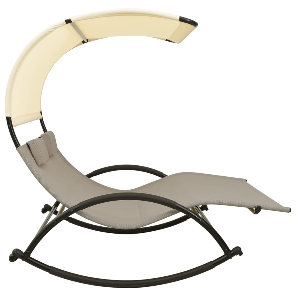 Double Sun Lounger with Canopy