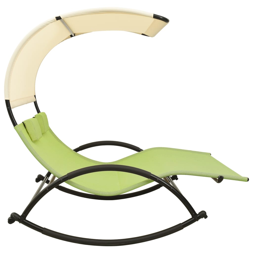 Double Sun Lounger with Canopy