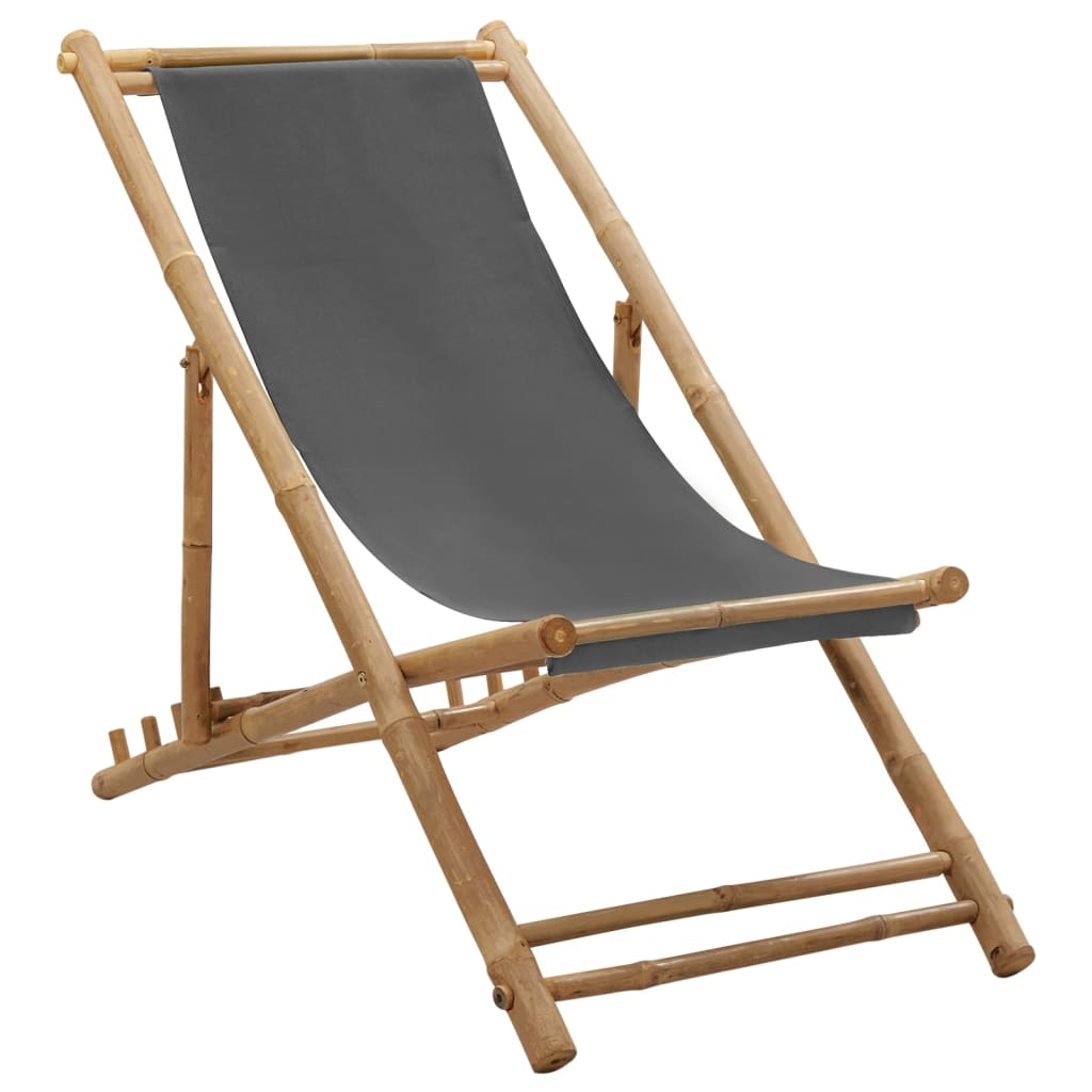Bamboo and Deck Chair with Optional Arms