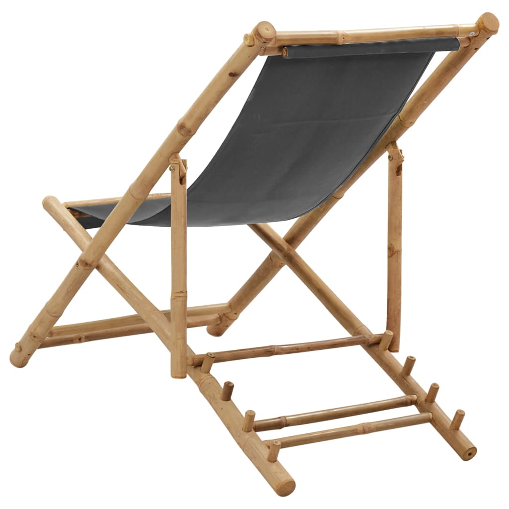 Bamboo and Deck Chair with Optional Arms