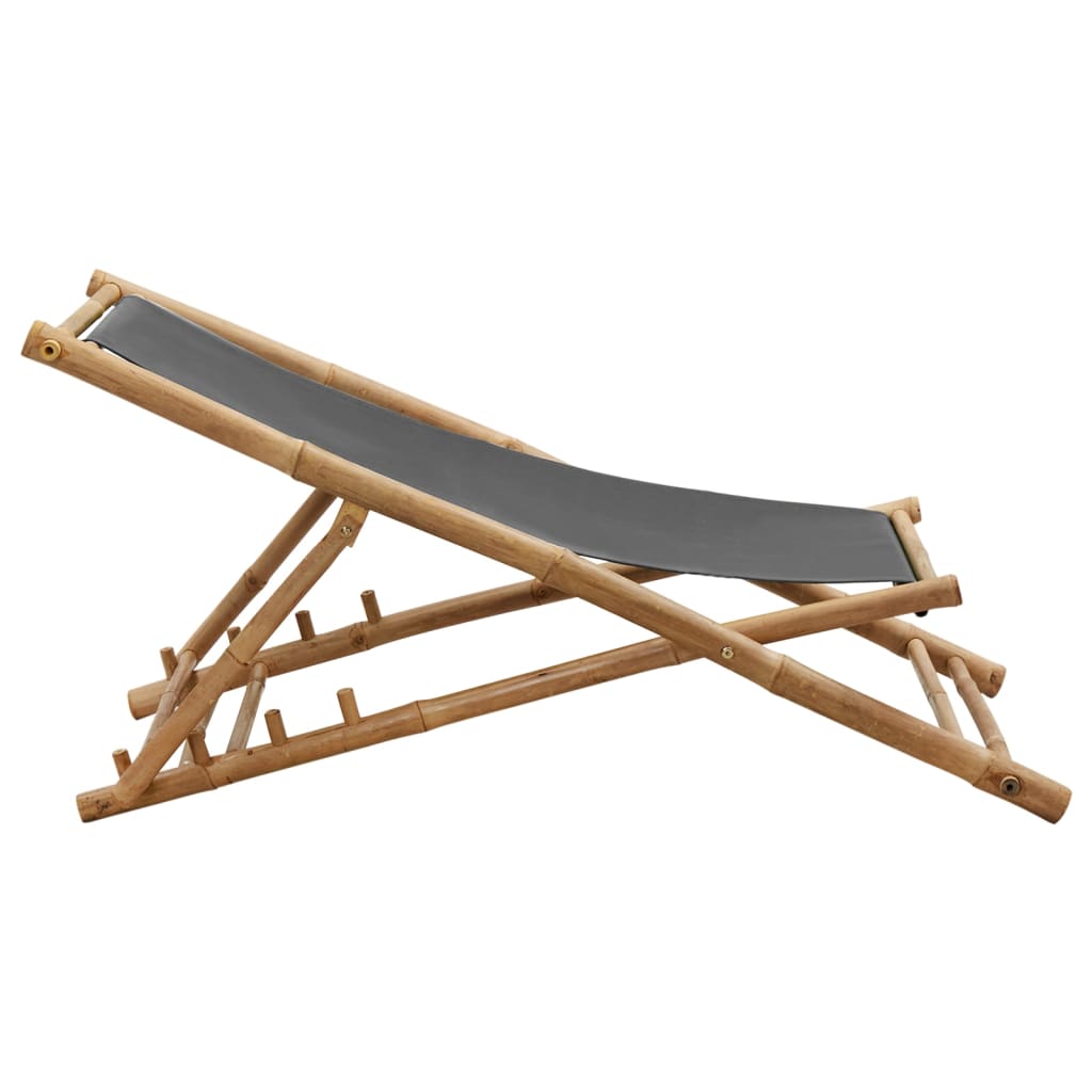 Bamboo and Deck Chair with Optional Arms