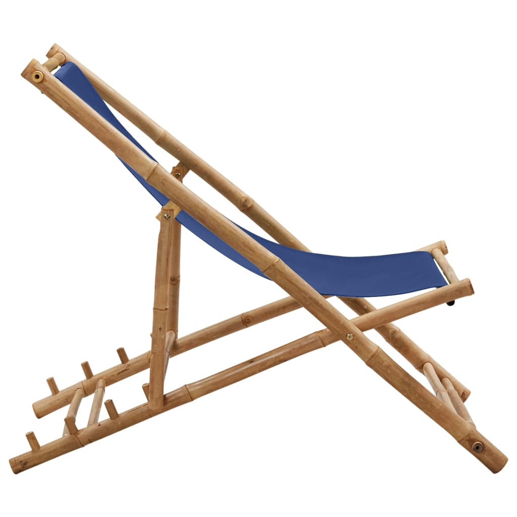 Bamboo and Deck Chair with Optional Arms