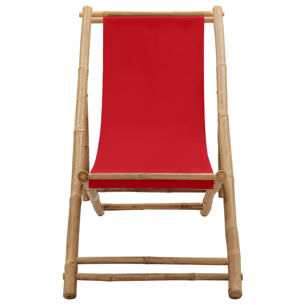 Bamboo and Deck Chair with Optional Arms