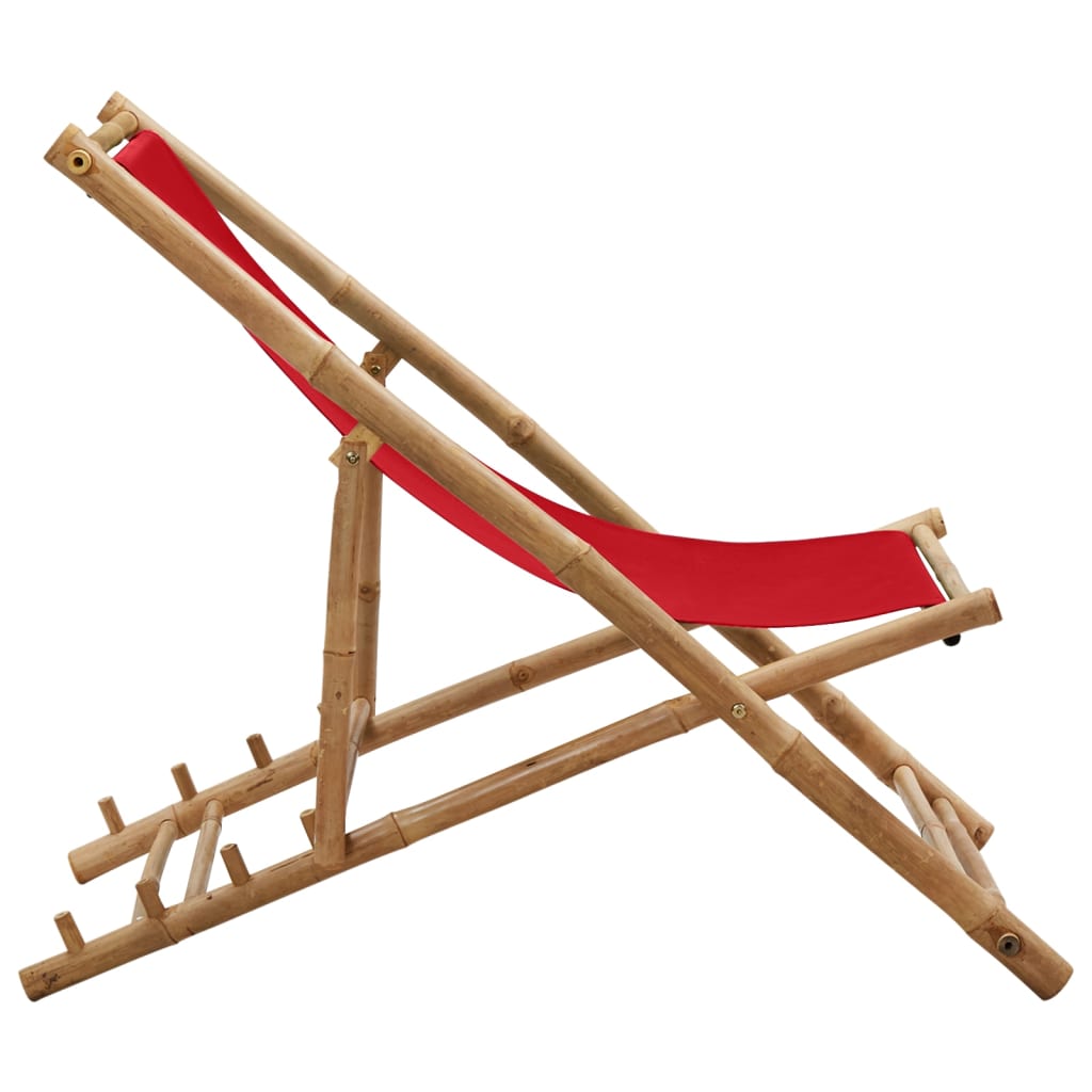 Bamboo and Deck Chair with Optional Arms
