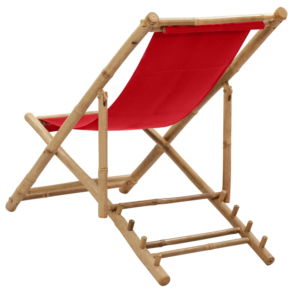 Bamboo and Deck Chair with Optional Arms
