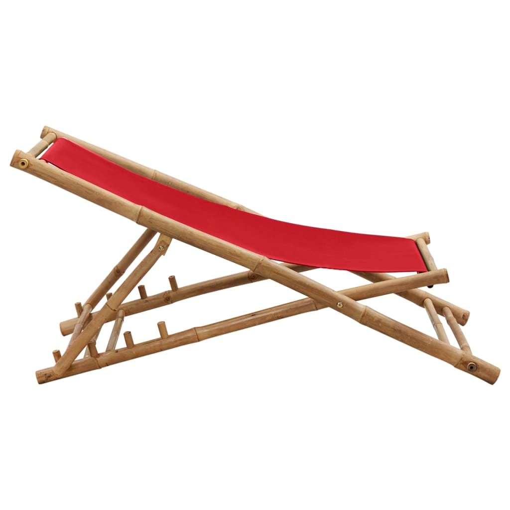 Bamboo and Deck Chair with Optional Arms