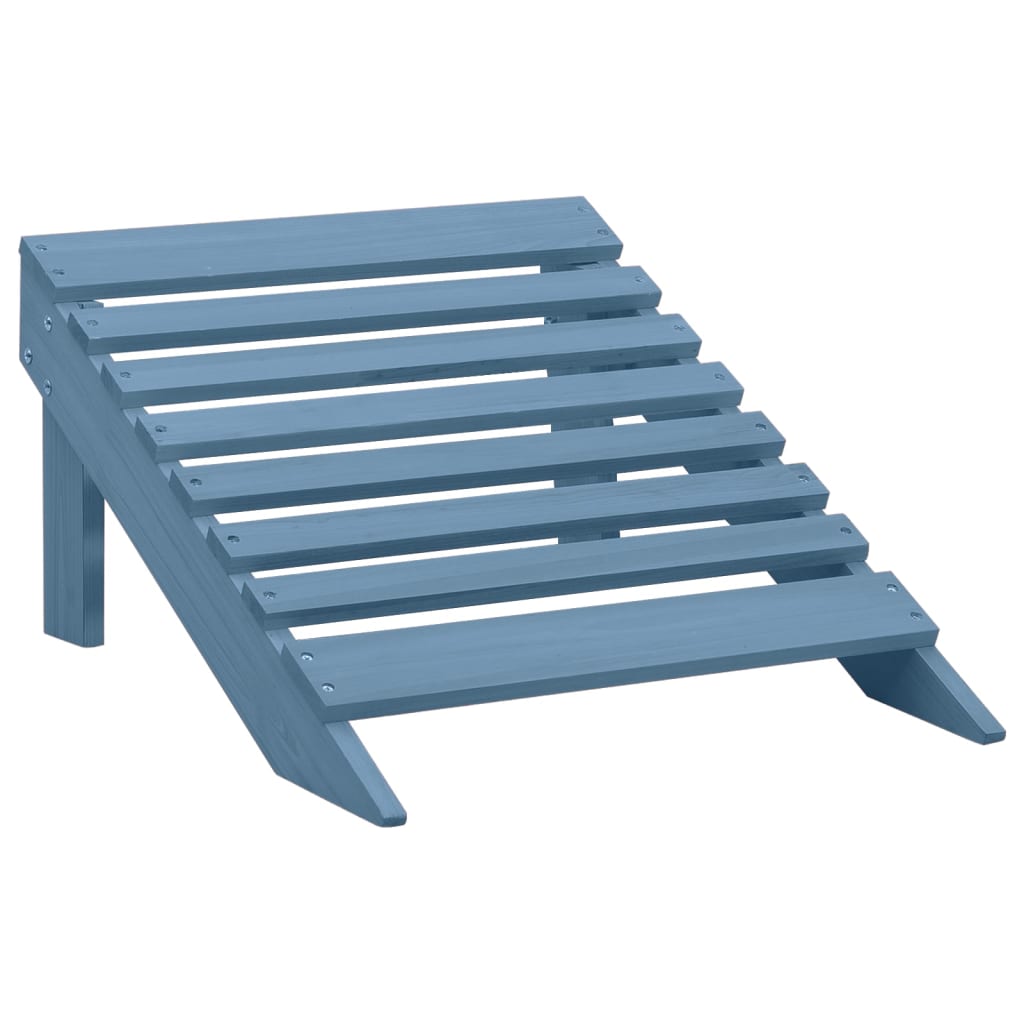 Solid Fir Adirondack Chair with Ottoman