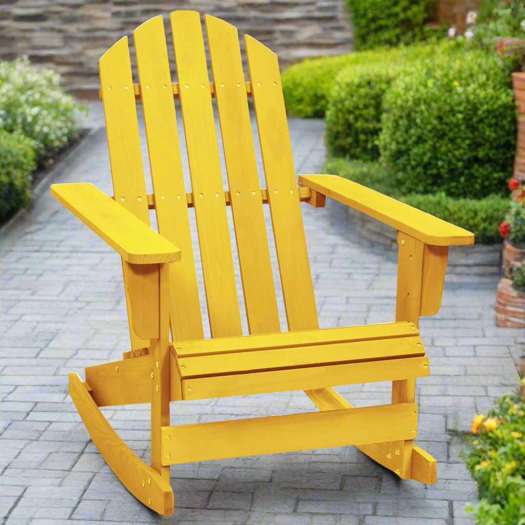 Adirondack Rocking Chair in Solid Fir Wood
