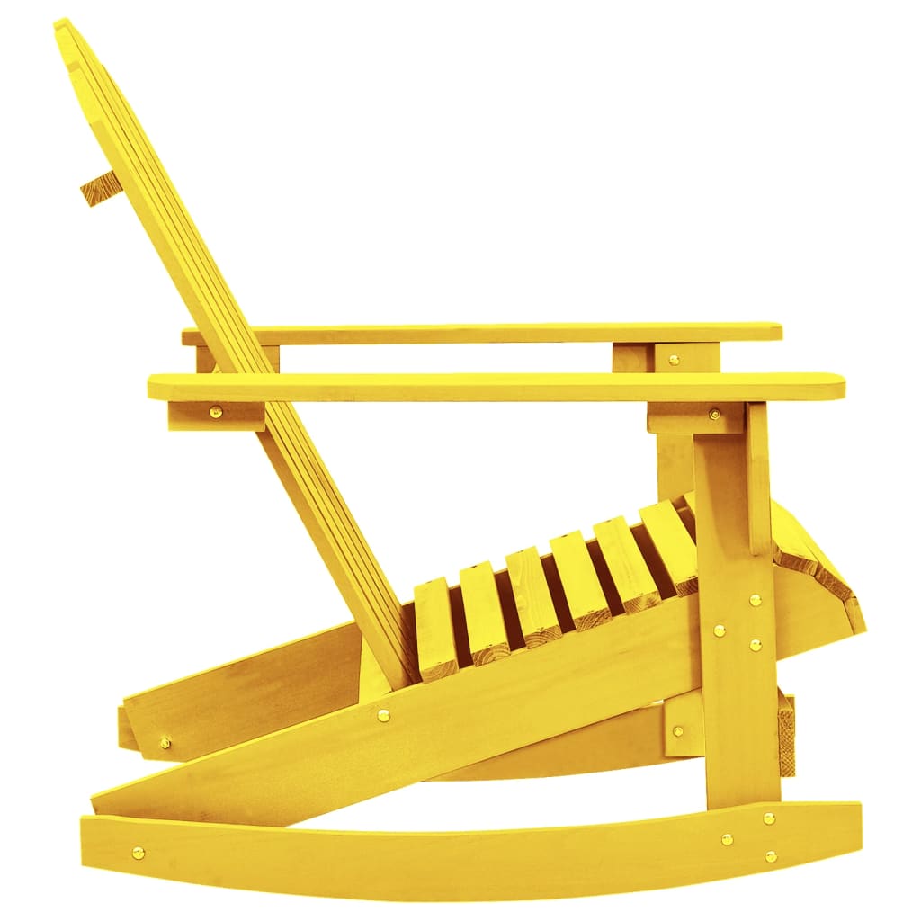 Adirondack Rocking Chair in Solid Fir Wood