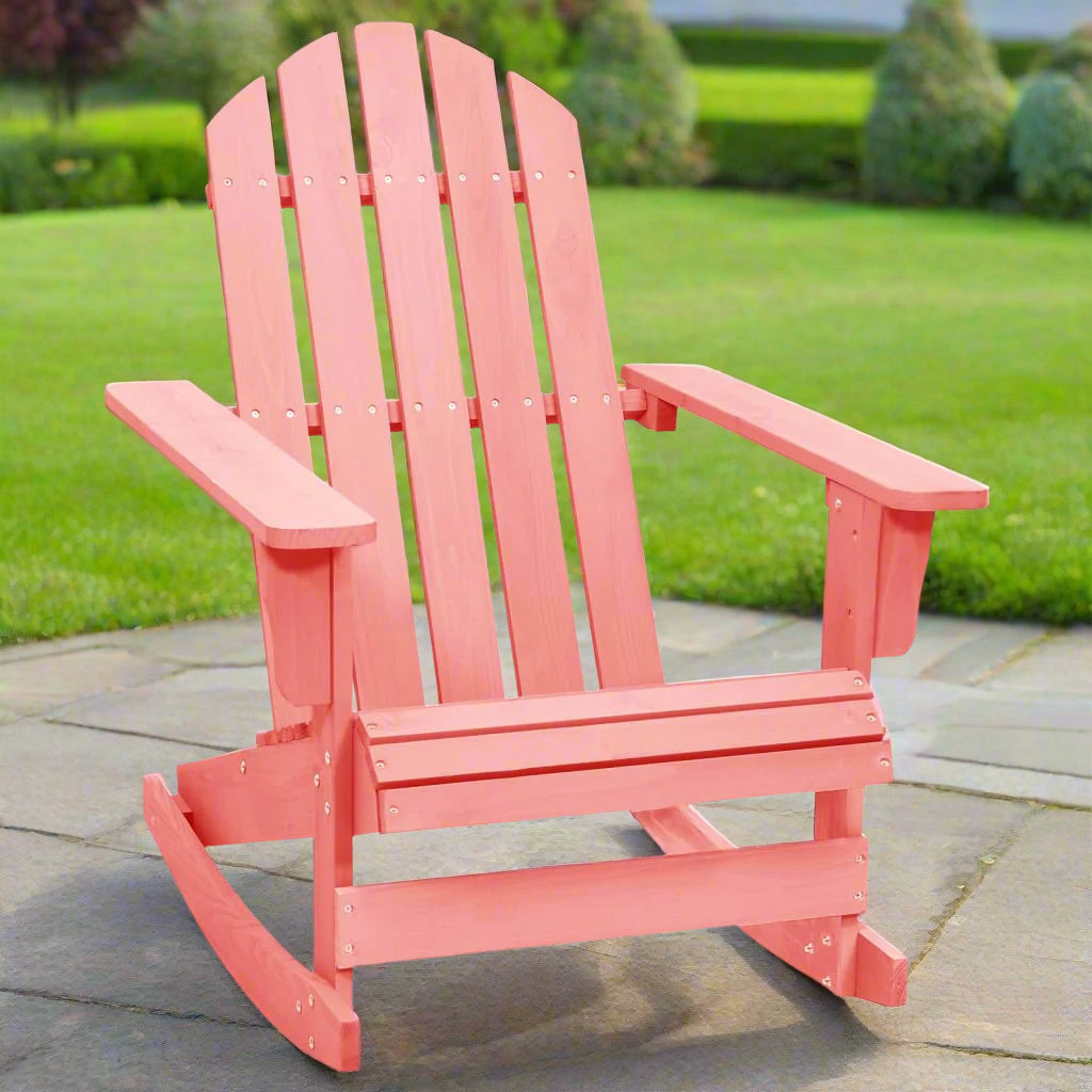 Adirondack Rocking Chair in Solid Fir Wood