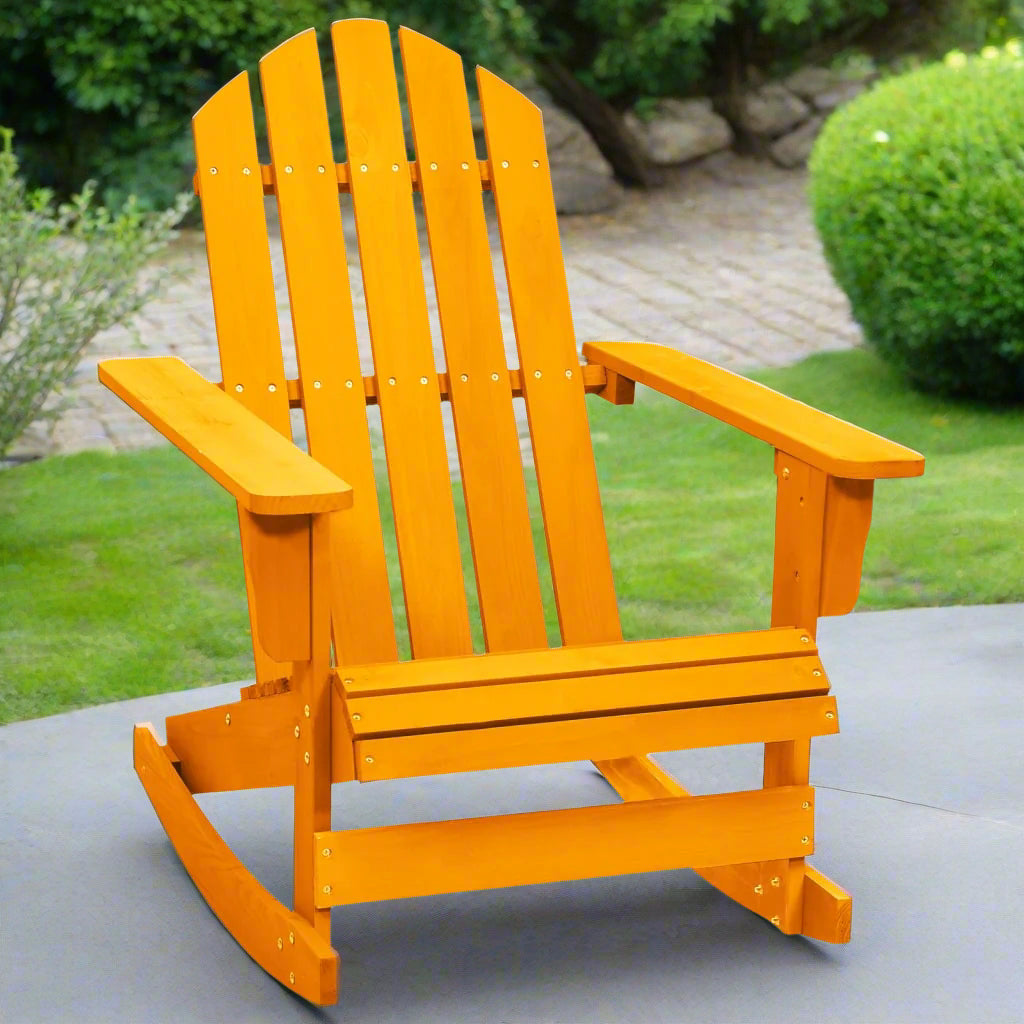 Adirondack Rocking Chair in Solid Fir Wood