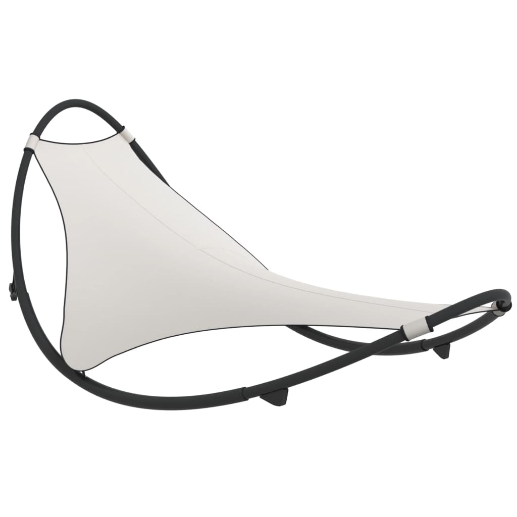 Rocking Sun Lounger with Wheels
