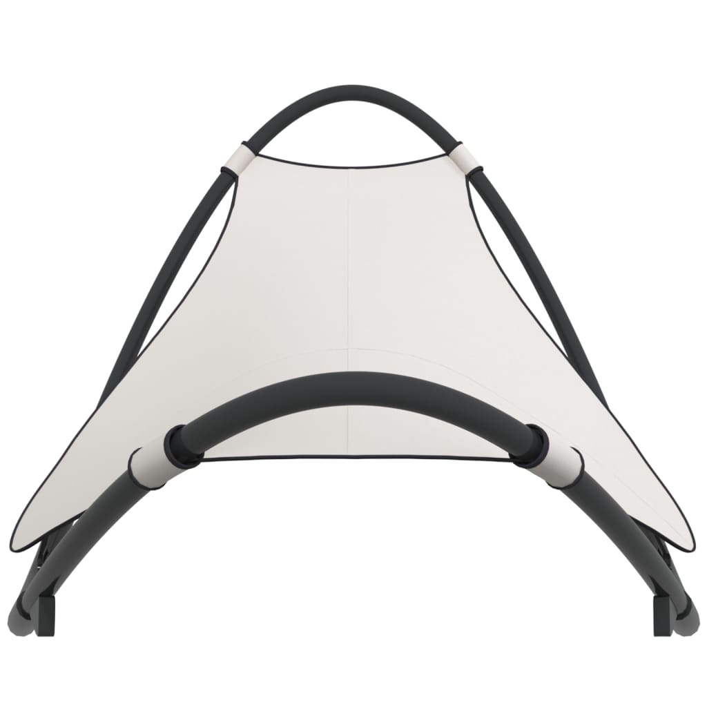 Rocking Sun Lounger with Wheels