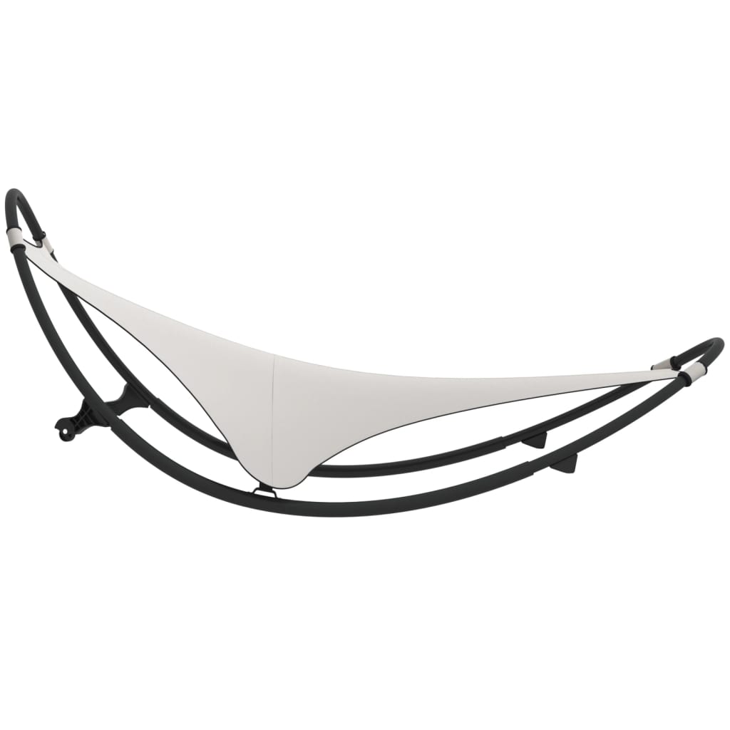 Rocking Sun Lounger with Wheels