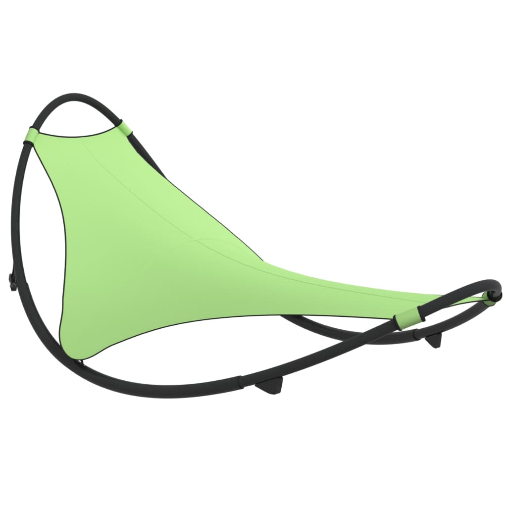 Rocking Sun Lounger with Wheels