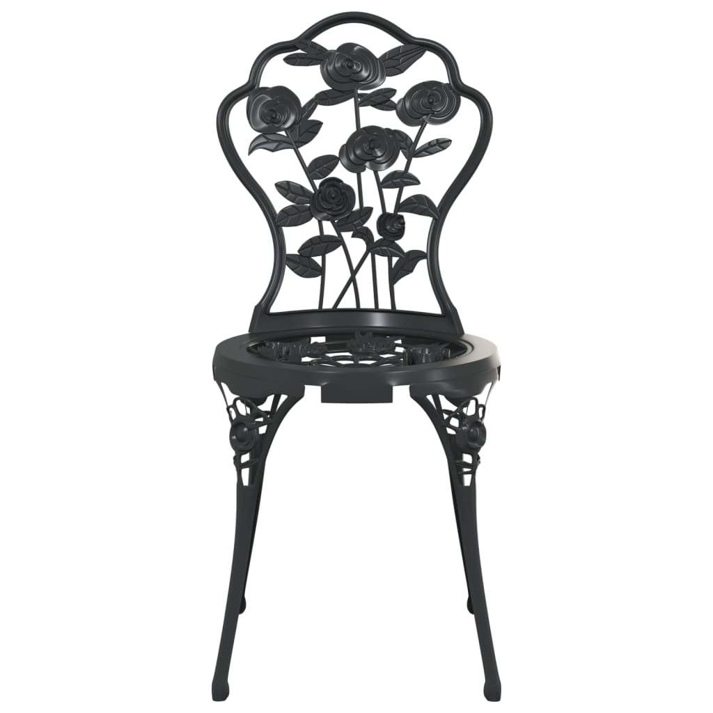 Bistro Chairs in Cast Aluminium - 2 pcs