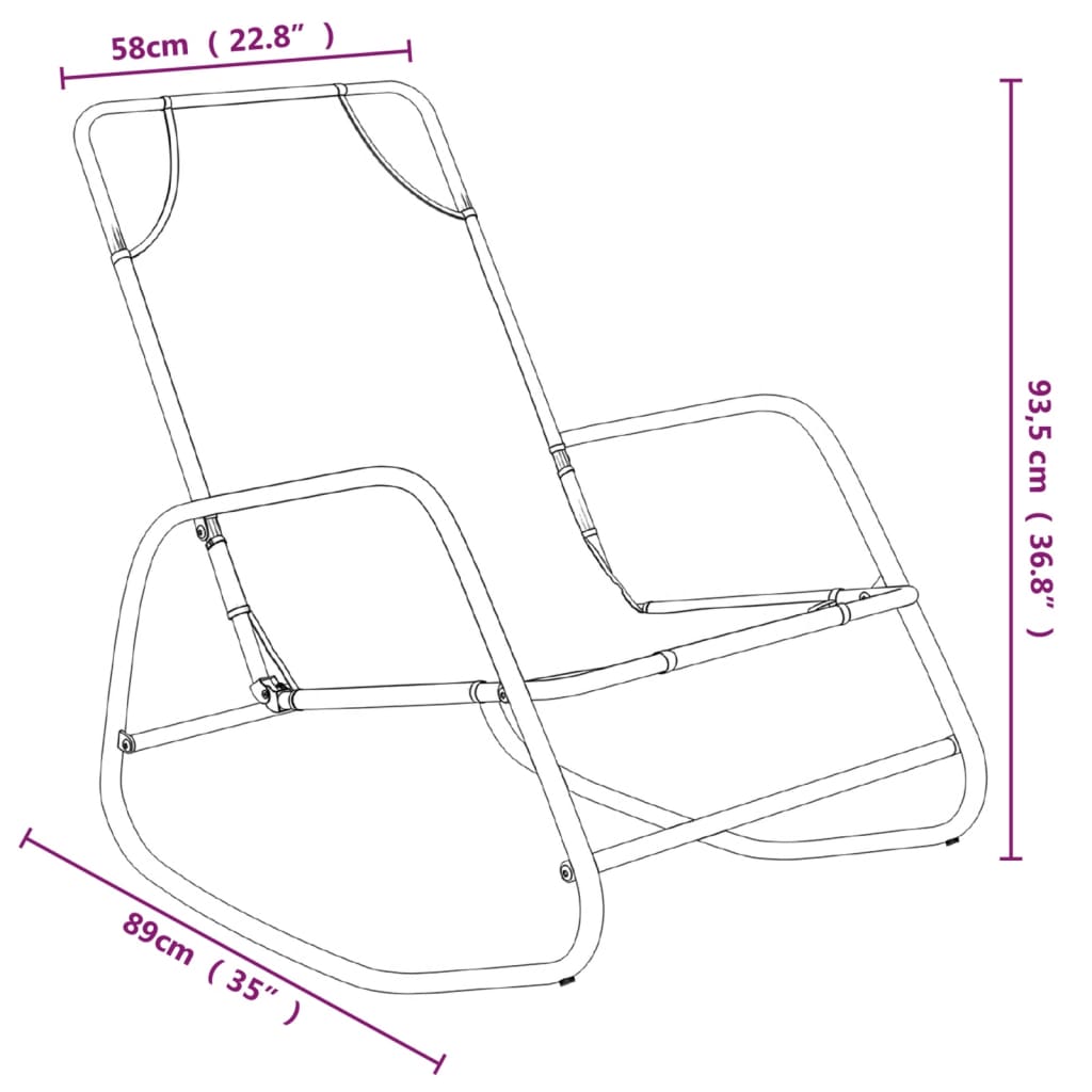 Rocking Sun Lounger Chair