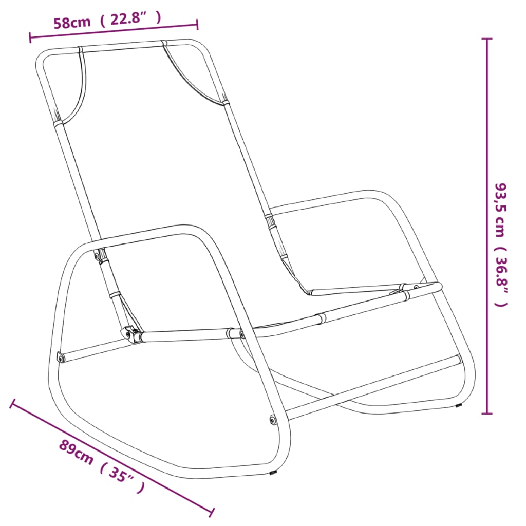 Rocking Sun Lounger Chair