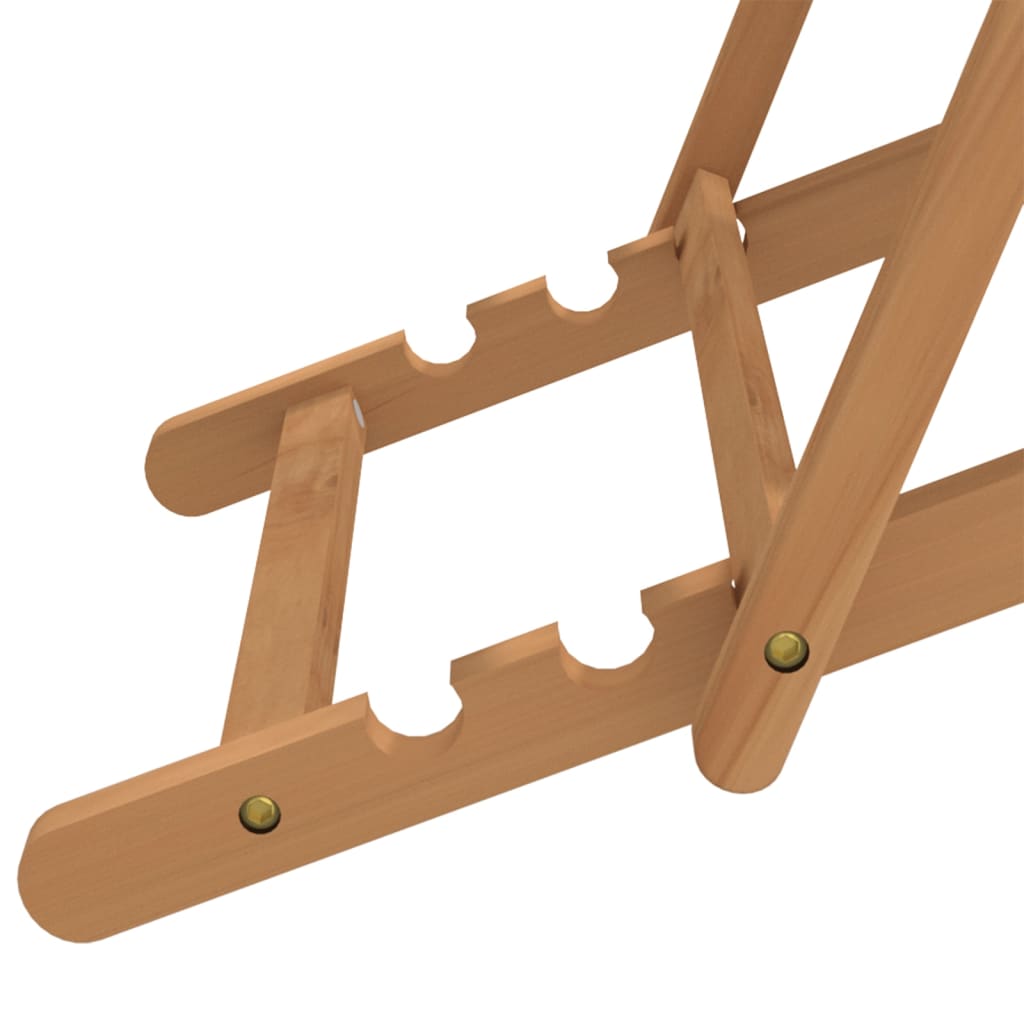 Folding Beach Chair Solid Wood Teak