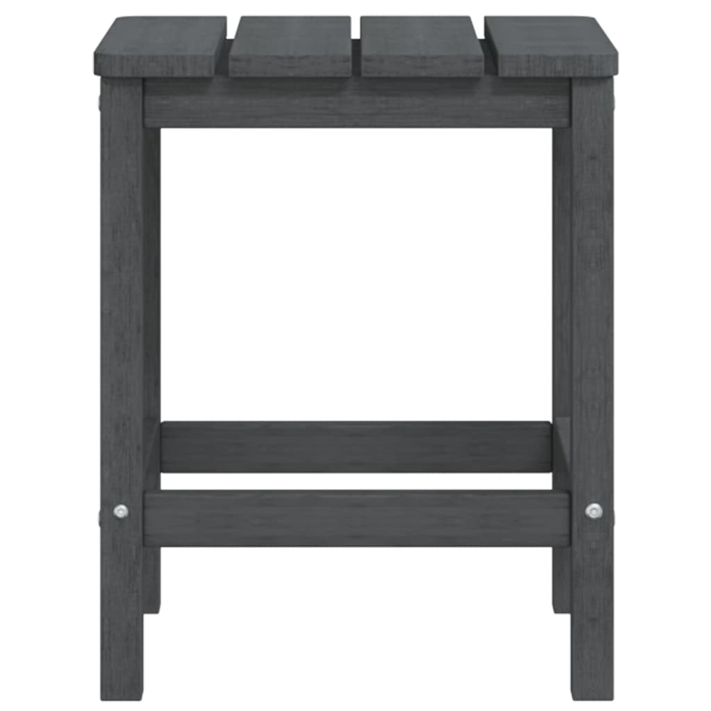 Garden Adirondack Chair with Footstool & Table HDPE