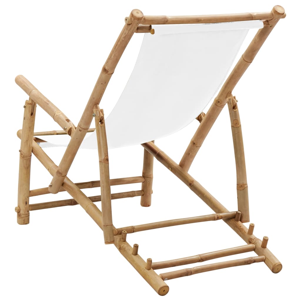 Bamboo and Deck Chair with Optional Arms
