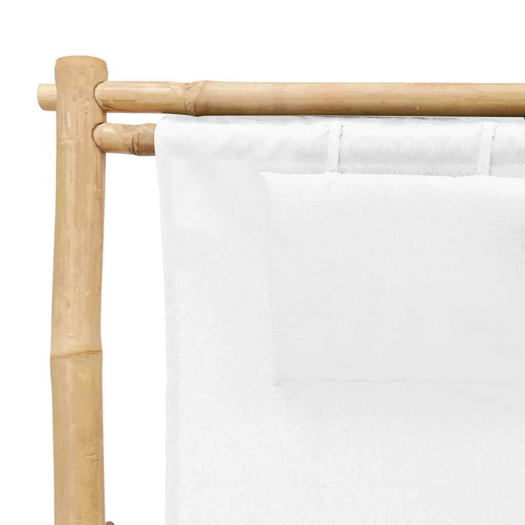 Bamboo and Deck Chair with Optional Arms