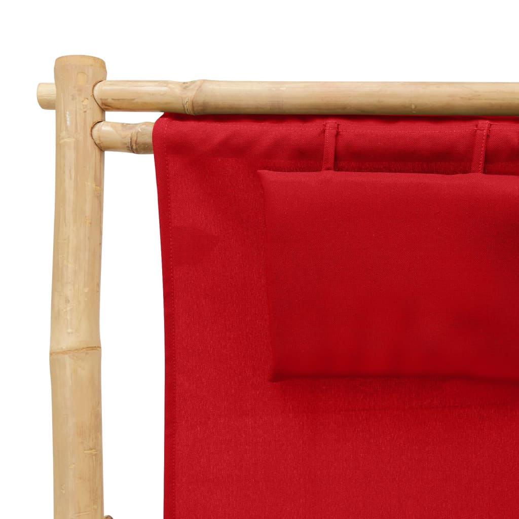 Bamboo and Deck Chair with Optional Arms