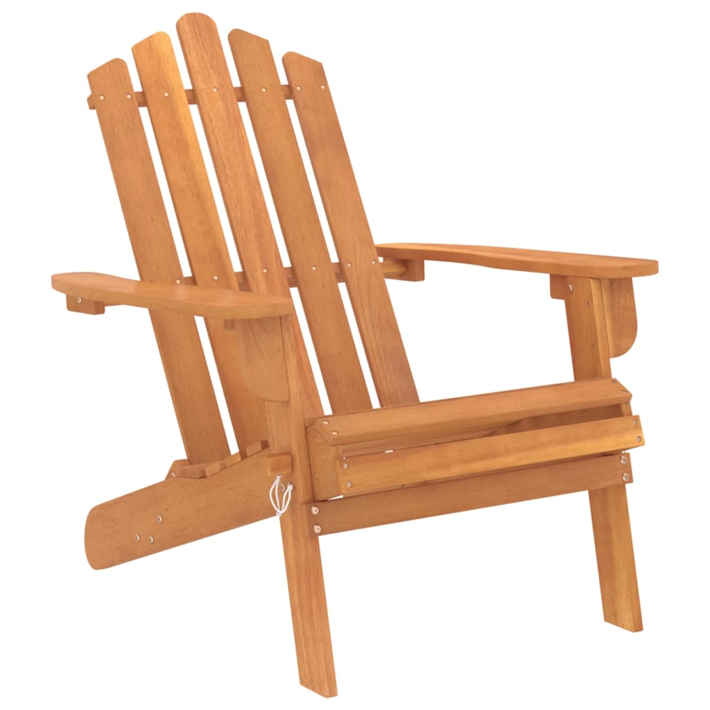 Adirondack Garden Lounge in Acacia Wood - 3 Piece, Multiple Seating Options