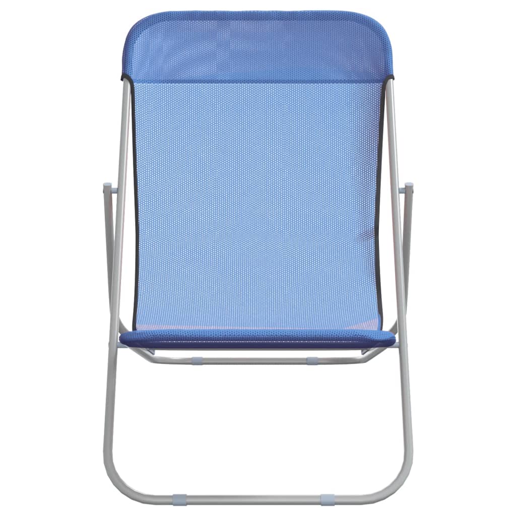 Folding Beach Style Chairs - 2 pcs
