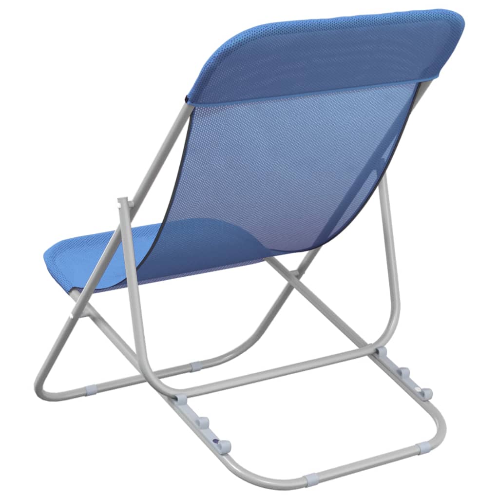 Folding Beach Style Chairs - 2 pcs