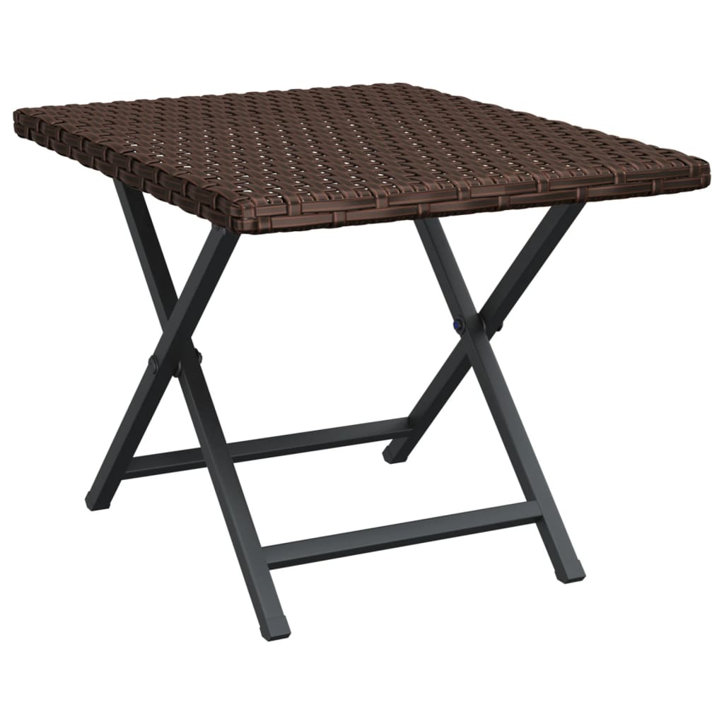 Folding Table in Poly Rattan