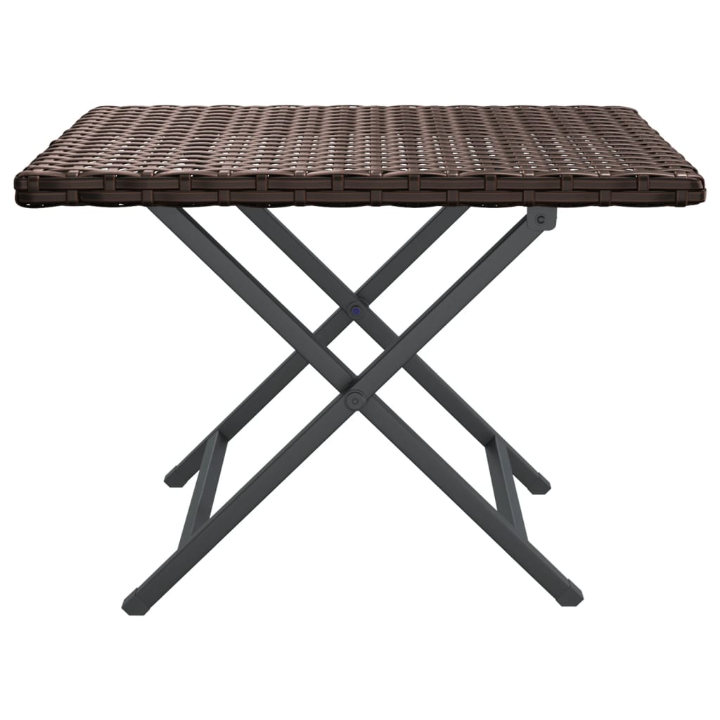Folding Table in Poly Rattan