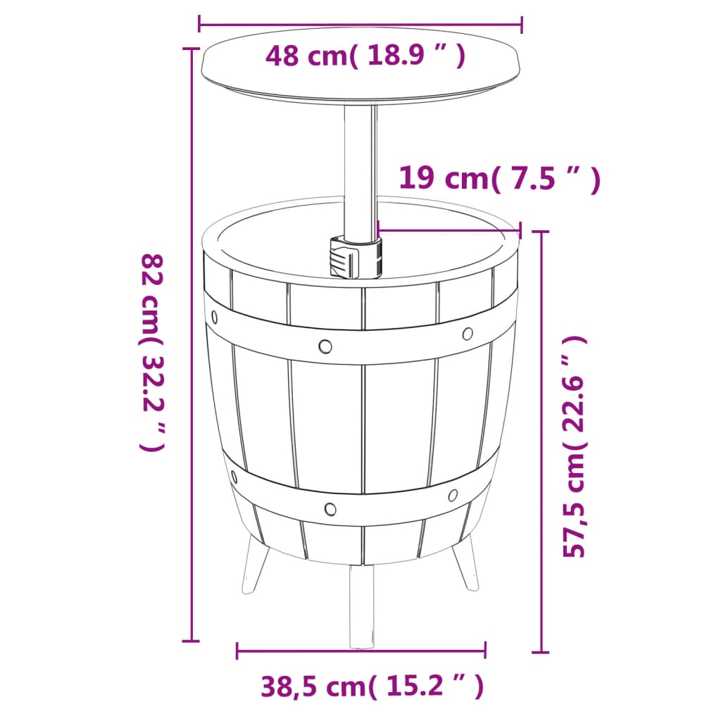 3-in-1 Ice Cooler Table