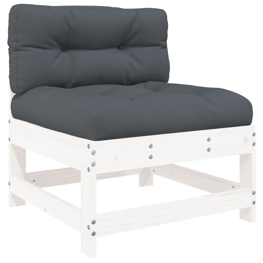 3 Piece Solid Wood Garden Lounge Set with Cushions