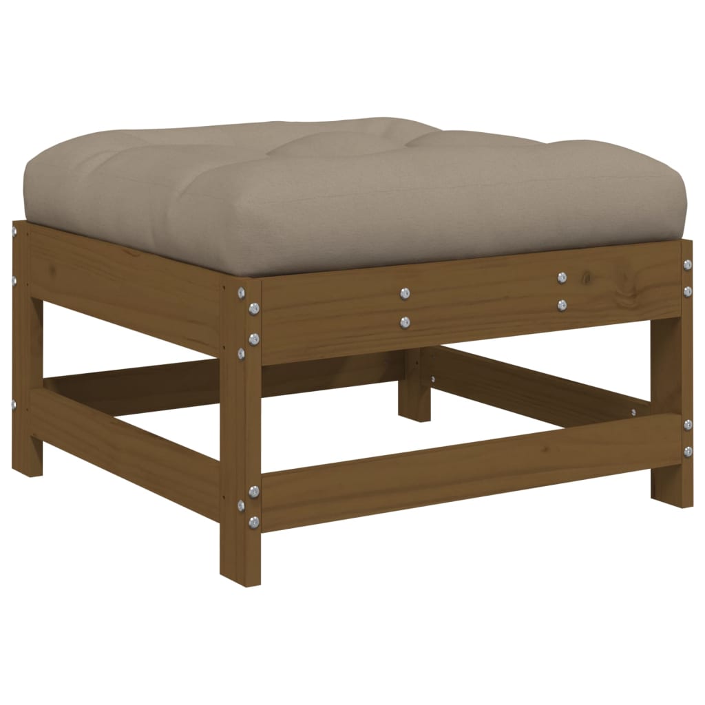 3 Piece Solid Wood Garden Lounge Set with Cushions