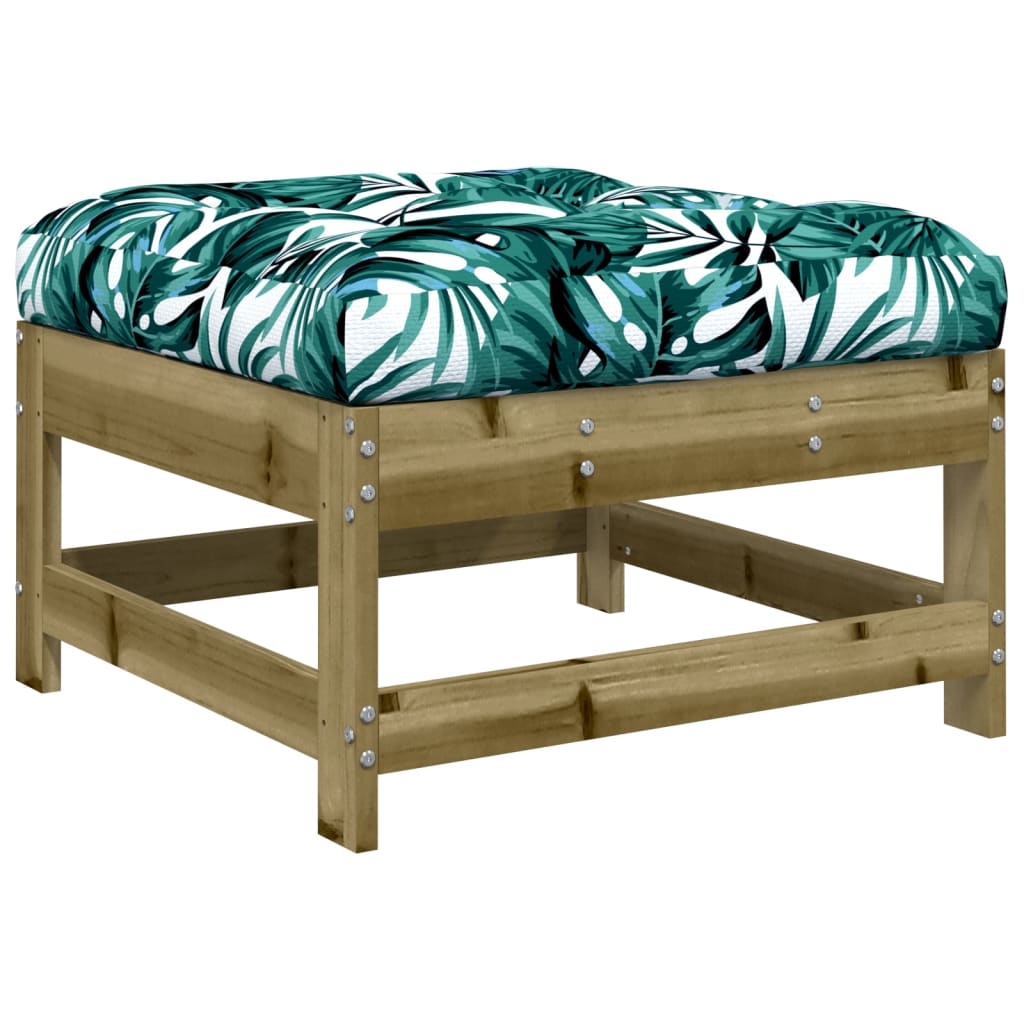 3 Piece Solid Wood Garden Lounge Set with Cushions