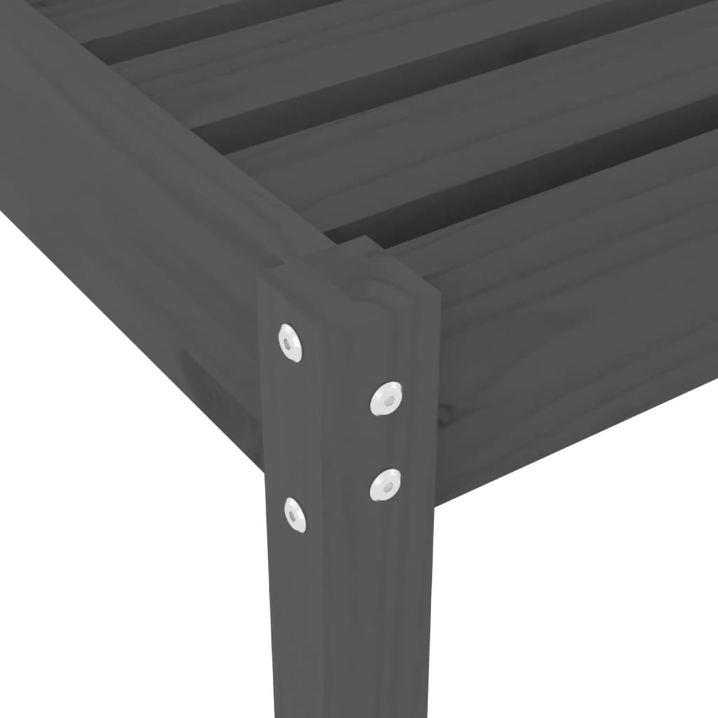 Solid Wood Sun Lounger with Adjustable Support
